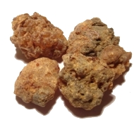 Small lumps of myrrh resin