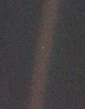 Part of the Pale Blue Dot photograph