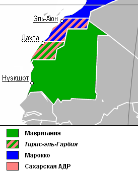 Тирис-эль-Гарбия на карте