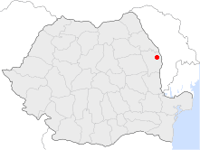 Location of Huşi