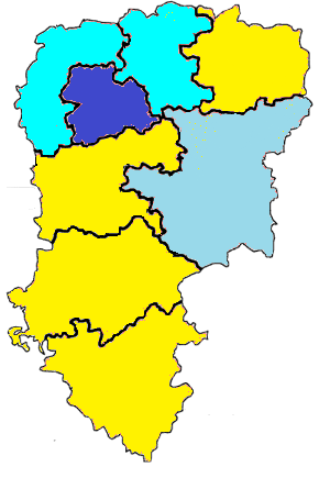 Nuance politique des députés élus dans chaque circonscription au 2e tour dans l'Aisne.