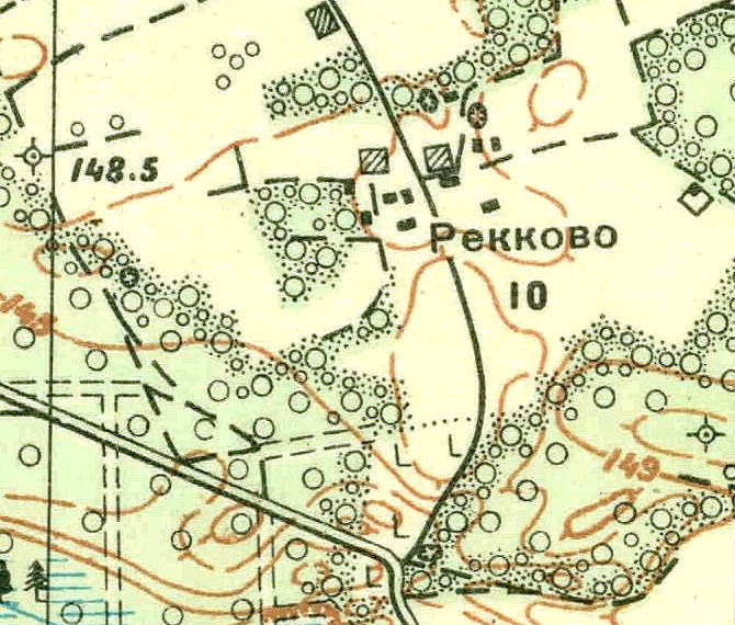 Посёлок Рекково. 1933 год