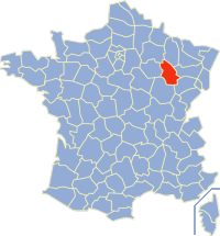 Localisation de La Haute-Marne en France