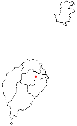 Localização do Trindade no São Tomé e Príncipe