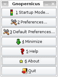 Screenshot of some Gnopernicus dialog