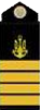 Kapitan of the 1st rank insignia of the Ukrainian Navy (f. 2016)