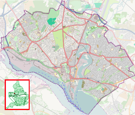 Southampton Test (UK Parliament constituency) is located in Southampton