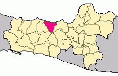 Location within Central Java