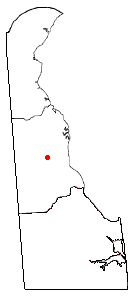 Location of Camden, Delaware