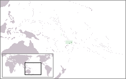 Localização de Wallis e Futuna