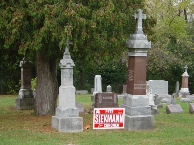 In St. John the Baptist Cemetery, Winfield, IL (2004). Photo credit required: Stan Zegel.