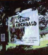 Camp Archbald Sign