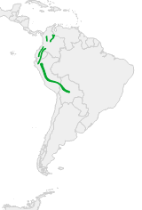 Distribución del trepamusgos listado.