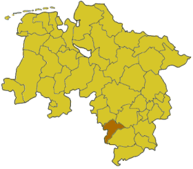 Landkreis Holzminden i Niedersachsen