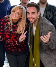 Ritchie with Emma Bunton in 2014