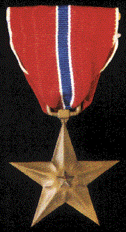 Bronze Star medal as earned by Jason Straw's grandfather for his Battle of Okinawa service.