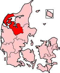 Viborg County in Denmark