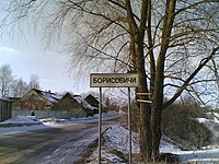 Борисовичи со стороны микрорайона Крёстки г.Пскова