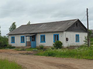 Здание медпункта, с. Шалегово. Май 2014 года.