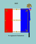 Drapeau modèle de 1815 (revers)