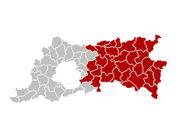 Arrondissement di Lovanio – Mappa