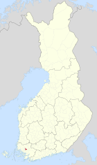 Lage von Aura in Finnland