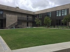 Courtyard of Bechtel Residence in 2019