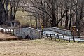 Bridge just south of the farmhouse built 1913 over the South Branch of French Creek