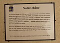 Panonceau d'informations touristique.