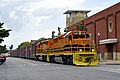 Columbus & Chattahoochee Railroad running on 9th Street in downtown Columbus