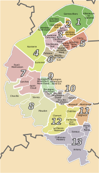 Circonscriptions législatives des Hauts-de-Seine depuis le redécoupage de 2010