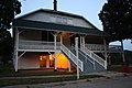 Main building after sunset