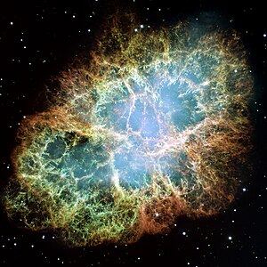 Crab Nebula, by NASA/ESA/J. Hester/A. Loll