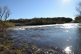 Inondations dues à la rivière Queguay.