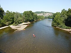 Au pont de Cieurac, à Lanzac.