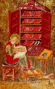 Esra. Codex Amiatinus, 700-luku.