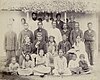 The young queen, the regent, group of chiefs and inhabitants of Rimatara, c. 1889
