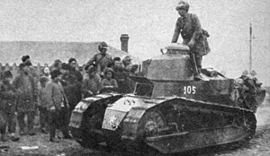 Японский танк Renault FT17 в Маньчжурии