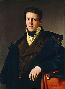 Portrait of Charles Marcotte, by Jean-Auguste-Dominique Ingres