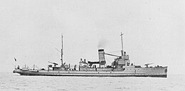 Former German M 120 minesweeper in Italian service, similar to the Galeb class