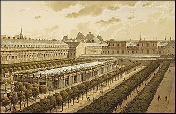 Le cirque semi-enterré du Palais-Royal (1787).