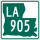 Louisiana Highway 905 marker