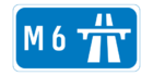 M6 motorway shield}}