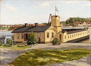 Flottans badhus, 1886