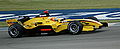 Tiago Monteiro in the EJ15 at the 2005 United States Grand Prix, this time with the Sobranie livery applied to the rear wing.