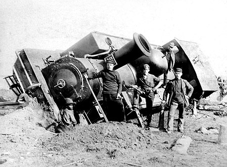 40 Tonner being recovered at Braamfontein, 20 February 1896