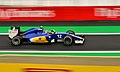 Felipe Nasr pilotando a Sauber C34 no Grande Prêmio do Brasil de 2015.