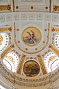 Neoclassicistic ceiling of the St. Nicholas Church