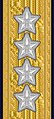 Shoulder mark of a Swedish four star admiral