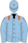 Light blue, orange epaulets